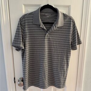 Men’s striped polo